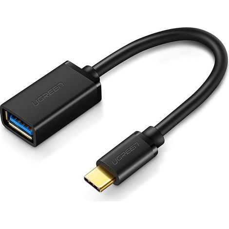 Ugreen 30701 cable USB USB 3.2 Gen 1 (3.1 Gen 1) 0,15 m USB C USB A Negro (1/5)
