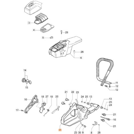 Serbatoio motosega modelli GS720 GS820 ORIGINALE EMAK 50200068AR