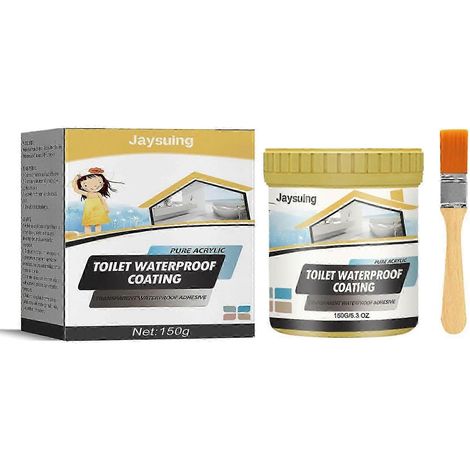 Kit de colle étanche pour salles de bains et murs extérieurs - Résistant aux hautes températures, application facile (1/5)