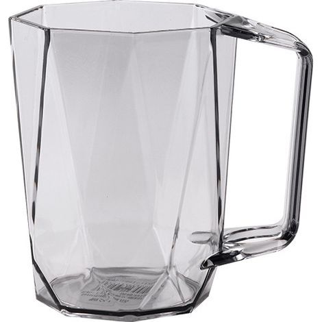 Vaso de plástico multifuncional para uso diario. Vaso acrílico (azul claro). (1/5)