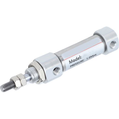 Vérin Pneumatique Mini en Acier Inoxydable pour Machine de Sérigraphie M5x0.8PB10x25 (1/5)