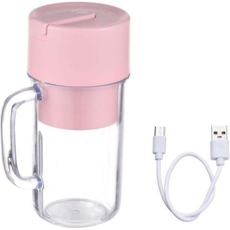 Transportable Blender Mixer Intended for Shake Smoothie High Power Cup Equipped with 6 Blades, XU, Rechargeable C, BPA Portable Sport, Travel - (1/4)
