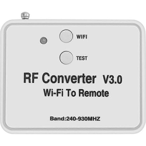 Universeller WLAN-zu-RF-Konverter (240–930 MHz) für Smart Homes: Telefonsteuerung statt Fernbedienung (1/5)