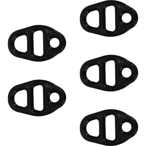 Attaches rapides pour coffre - Jeu de clips portables pour couvercle - Kit de verrouillage 4 x 6 cm avec poignée antidérapante, accessoires auto, clips de sécurité en ABS avec système anti-déraillemen (1/5)