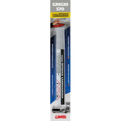 Penna ritocco carrozzeria - Grigio - 570