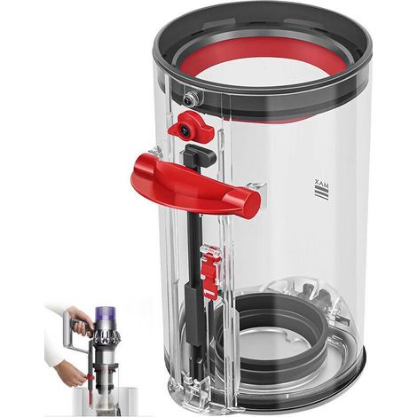 Réservoir Collecteur pour Aspirateur Sans Sac – Bac à Poussière Compatible avec Dyson V11 et V15 – Conteneur de Remplacement pour Poussière (1/4)