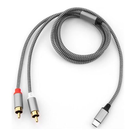 Adaptateur audio auxiliaire Lightning To RCA, adaptateur de séparateur stéréo Y pour certains iPhone, Ipad pour amplificateur de puissance, voiture, home cinéma, haut-parleur
