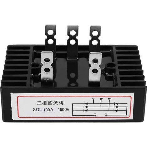 Redresseur Triphasé à Pont de Diodes au Courant Alternatif Pont de Diode de SQL100A 1600V pour le Courant de Commutation. (1/5)