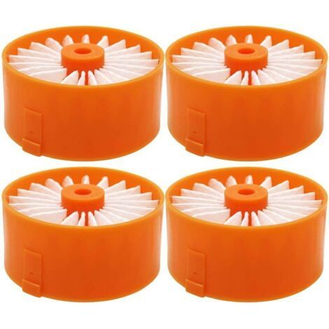 Filtre pour aspirateur sans pour SCHWARZ + DECKER POWERSERIES pour outils de remplacement pour BSV2020G Accessoires de balayeuse (lot de 4 unités) (1/4)