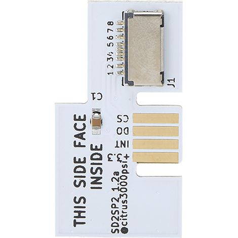 Carte mère professionnelle blanche pour lecteur de cartes micro SD, haute qualité