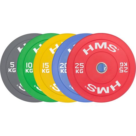Parachoques para placa ol铆mpica CBR HMS CBR05 gris. Parachoques para placa ol铆mpica de 5 kg HMS.
