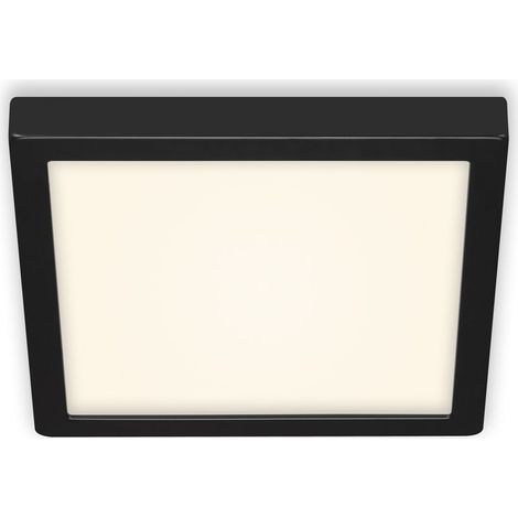 LED Deckenleuchte Deckenlampe 21 W 4.000 Kelvin Schwarz-Weiß Metall Briloner