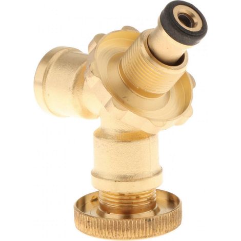 Répartiteur de réservoir de propane, adaptateur répartiteur en Y en cuivre pour propane, adapté aux appareils de chauffage pour fours de barbecue. (1/5)