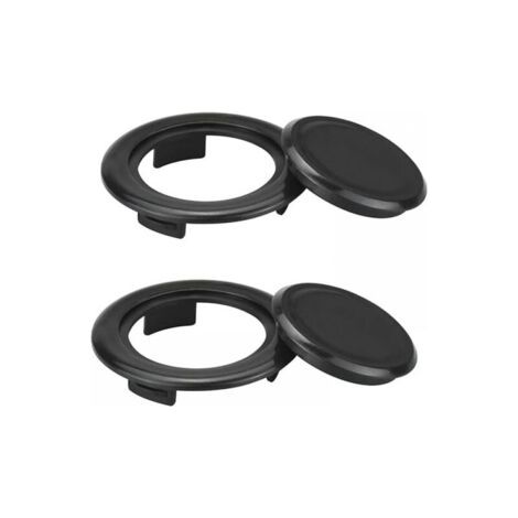 Lot de 2 anneaux de protection en plastique pour parasol de table, 42 mm, anti-casse, anti-usure, résistant au soleil, anneau de table pour parasol d'extérieur (1/5)