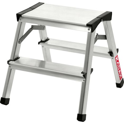 Échelle, Aluminium, Charge Maximale 125 kg, Hauteur 180 cm, Taille Pliée 180 cm x 30 cm x 10 cm, Plateforme Antidérapante (1/5)
