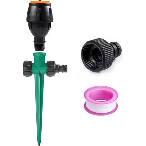Arroseur rotatif à 360° pour l'irrigation, système de pulvérisation, couverture de pulvérisation, système d'irrigation de pelouse pour plantes, fleurs, légumes (1/5)