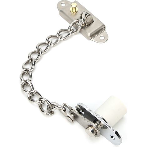 Chaîne de verrouillage antivol en acier inoxydable pour porte, sécurité enfants, pour fenêtre en alliage d'aluminium (1/5)