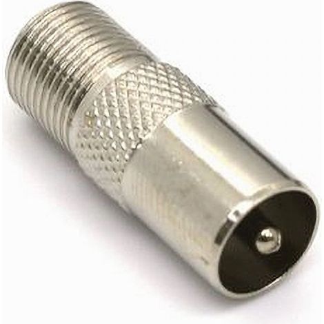 MaxTech - Connettore Antenna Satellitare Adattatore Collegamento Cavo Coassiale Tv C-078 - (1/2)