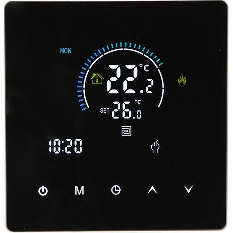 Smart thermostat panel for AC90 240V 3500W water wall-mounted boiler. Smart temperature thermostat controllers (WiFi, 3A) (1/3)