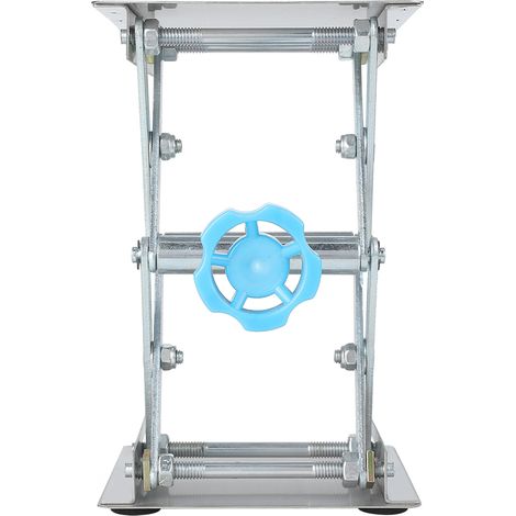 Support de laboratoire réglable manuel en acier inoxydable, plateforme élévatrice d'expérience de table (1/5)