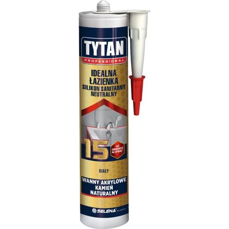 SILICONA TITAN SANITARIO IDEAL HOGAR 280ML BLANCO - SIL NS IL BI
