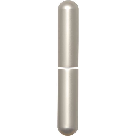 Zierhülse aus Aluminium Aufsteckhülse vernickelt matt für Einbohrbänder Band ø 20mm, Bandhöhe 112mm, oben + unten