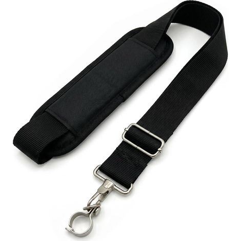 Harnais D'Épaule Réglable en Nylon pour Débroussailleuse, Tondeuse et Motorsense (Noir) - Conçu pour une Utilisation Confortable (1/5)