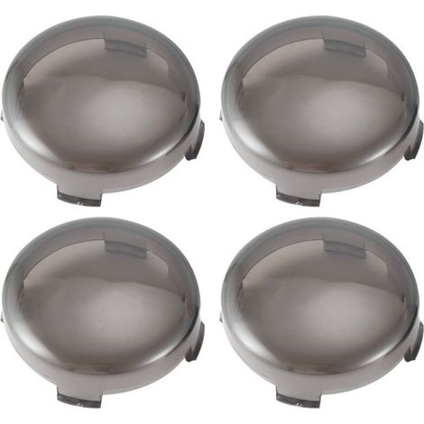 4 piezas de cubierta de lente de luz indicadora para Sportster 1200 Touring Dyna Softail Big Boy Electra Road K (1/2)