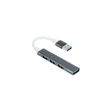 Hub USB 3.0 4 Ports, Data Hub USB Ultra Fin, Rallonge USB 3.0 Transfert de Données à Haute Vitesse pour MacBook, Clés USB, Notebook PC, Portable, Disques Durs Externes, etc (1/5)