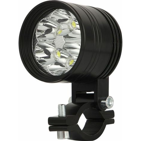 1 pièces Super lumineux blanc moto LED projecteur phare étanche Spot tête lampe conduite antibrouillard 6000K - 60W (1/5)