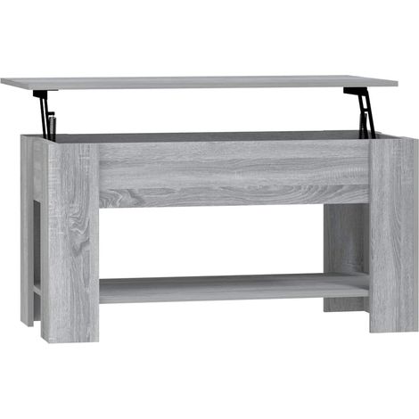Maison Exclusive - Couchtisch Grau Sonoma 101x49x52 cm Holzwerkst