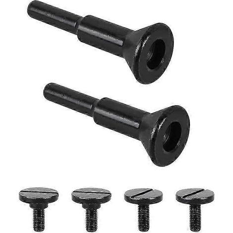 Adaptateur de mandrin à montage sur broche pour disque de coupe de 6,35 mm (1/4 po), compatible avec les rectifieuses de moules Milwau-Kee. Lot de 2 disques de coupe de 6,35 mm (1/4 po) (48-07-2486)