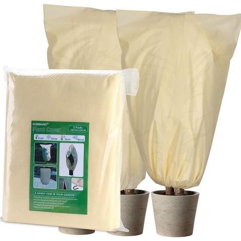 Winter Plant Covers - 2 Pack - 120x80 cm - Frost Protection