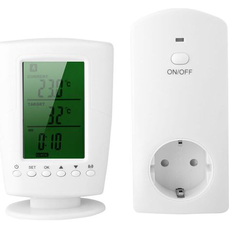 Thermostat sans fil programmable et prise intelligente pour la maison (1/4)