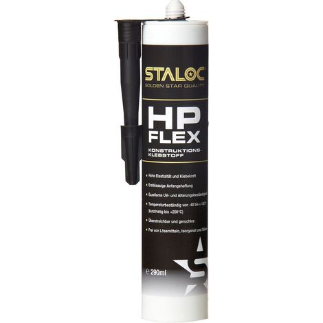 STALOC HPFLEX.290.S Konstruktionsklebstoff, 290 mL, Schwarz