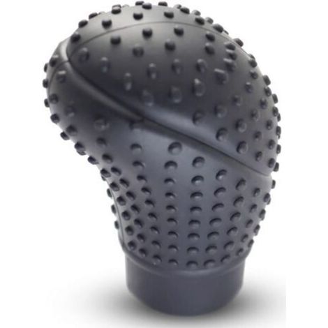 (Black)Couvre pommeau de Levier de Vitesse Universel Concave Convexe Design Soft Silicone Anti-Slip Car Shift Knob Auto Gear Boots (1/4)