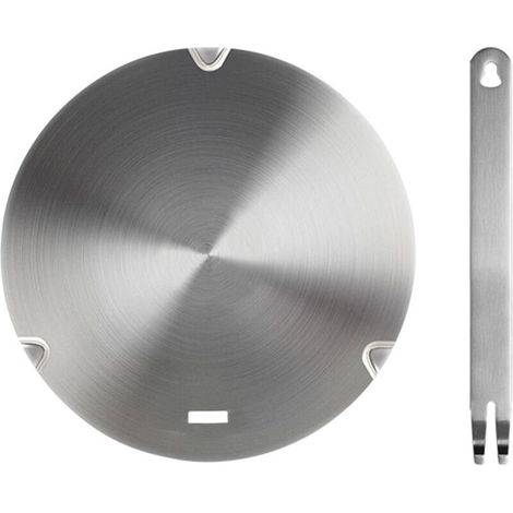 Conversion lacquer for induction hob, heat diffuser for gas cooker with removable handle 26 cm (1/5)