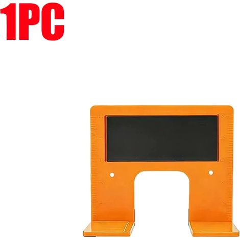 (1PC - (Orange)) Plaque magnétique de réparation pour charnières de porte, outil de réglage et d'alignement pour meubles. (1/5)