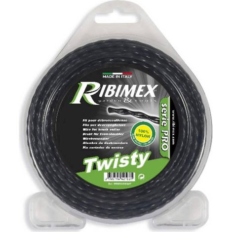 Fil Torsadé Twisty 15m 3,0 mm - Pour Tête Débroussailleuse - Résistant et Durable - D-Work (1/2)