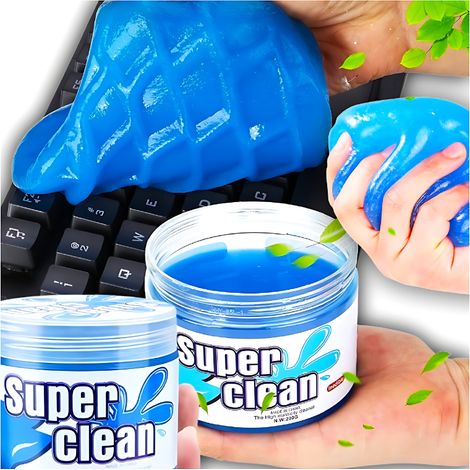 PULITORE DI GOMMA GEL PLASTILICINA PER TASTIERE, TELEFONI, ANGOLI DELL'AUTO (1/5)