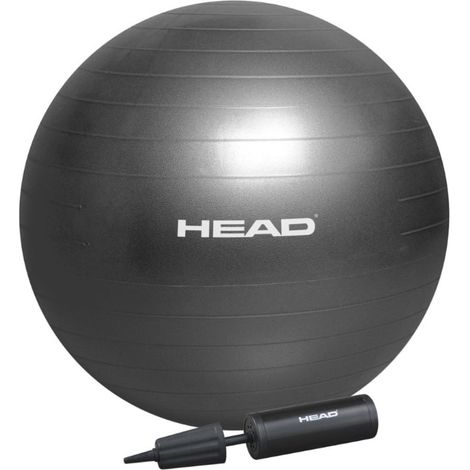 HEAD Palla Ginnica 65 cm in PVC Grigio per Fitness e Allenamento (1/3)
