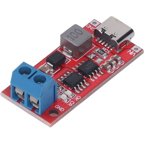 Module chargeur surélevé DC3-6V 4S, convertisseur boost pour batteries lithium-polymère et lithium-ion 18650, interface Type-C, courant 2A, module élévateur de tension (1/5)