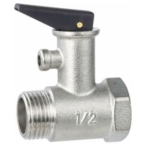 Soupape de Décharge de Pression de Sécurité de Chaudière de Qualité Supérieure pour Chauffe eau,DN15 (1/4)