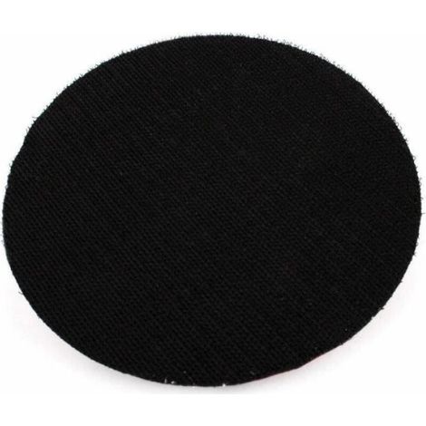 Patin de ponçage auto-agrippant 125 mm x 2 mm en mousse plastique avec bandes adhésives, pour tampons de polissage (1/4)