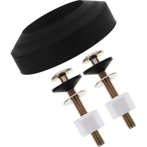 3 Pièces kit de Vis De Joint De Toilette, Caoutchouc (1/5)