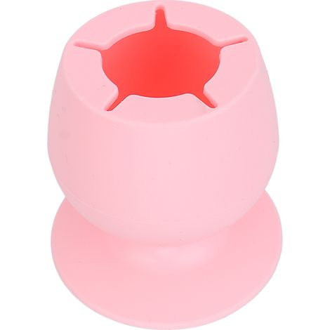 Gobelet de rangement de bureau en silicone souple à ventouse, collecteur de déchets de papier et de travaux manuels (1/5)