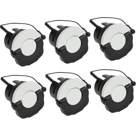 6PCS Bouchon Réservoir Carburant ABS Plastique Huile Tronçonneuse Remplacement pour STIHL FS100 FS110 MS200 MS210 (1/5)