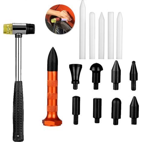 Outils Débosselage sans Peinture Debosselage Carrosserie sans Peinture Voiture Réparation dent de Paintless Carrosserie Outils Kits (1/5)