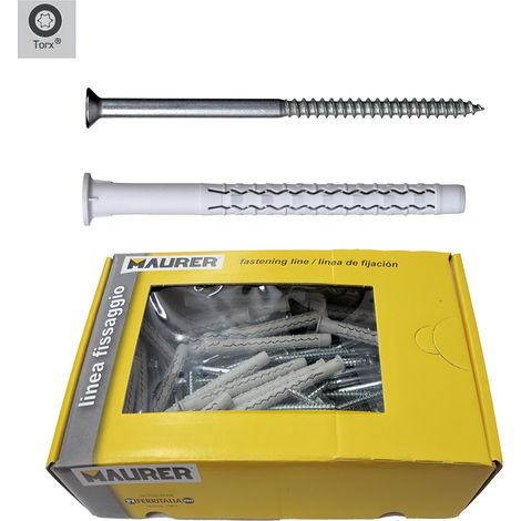 Wolfpack Taco con vite Torx MU-XL 8 x 80 mm. (Scatola da 50 pezzi) (1/2)