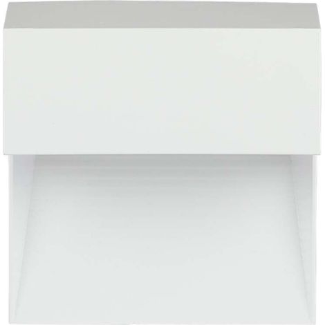 faretto led segnapasso a plafone da esterno quadrato vtac bianco 4000k (1/5)